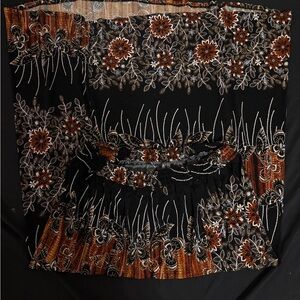 Floral Embroidered Skirt